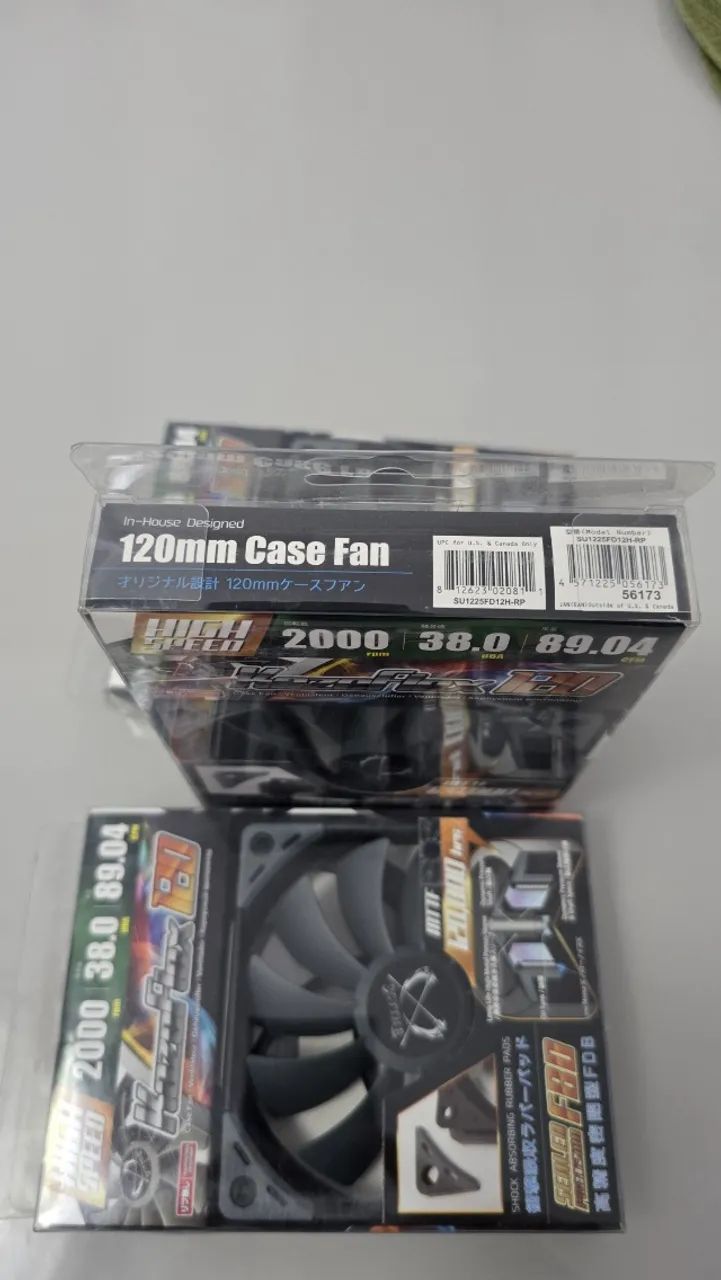kit 3 ventoinhas / fans Kaze Flex 120mm - Foto 5