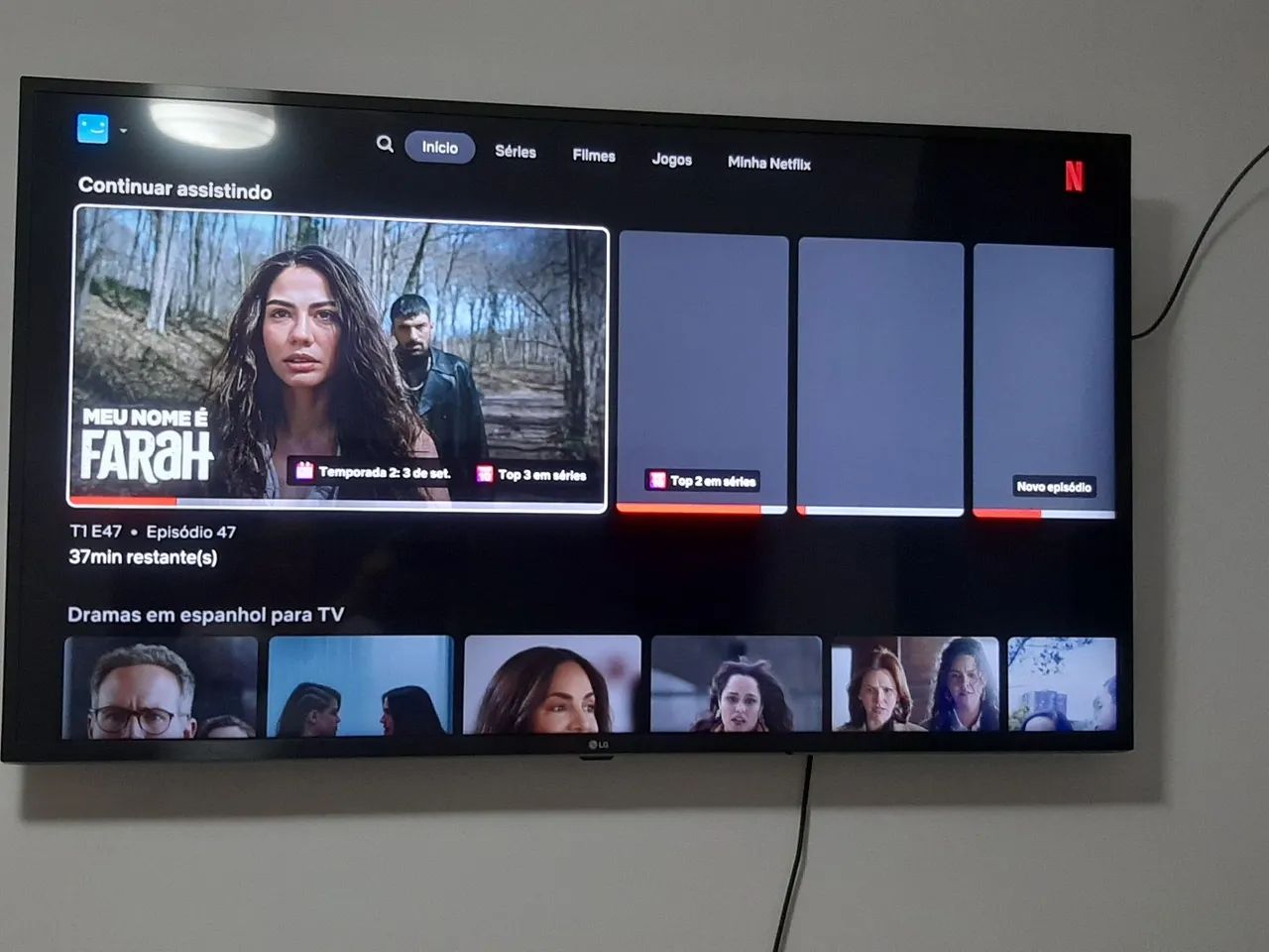 Vendo tv LG 50 polegadas novíssima imperdível  - Foto 2