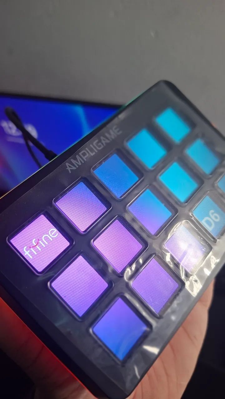 Stream Deck Fifine D6 - Preto - Foto 2