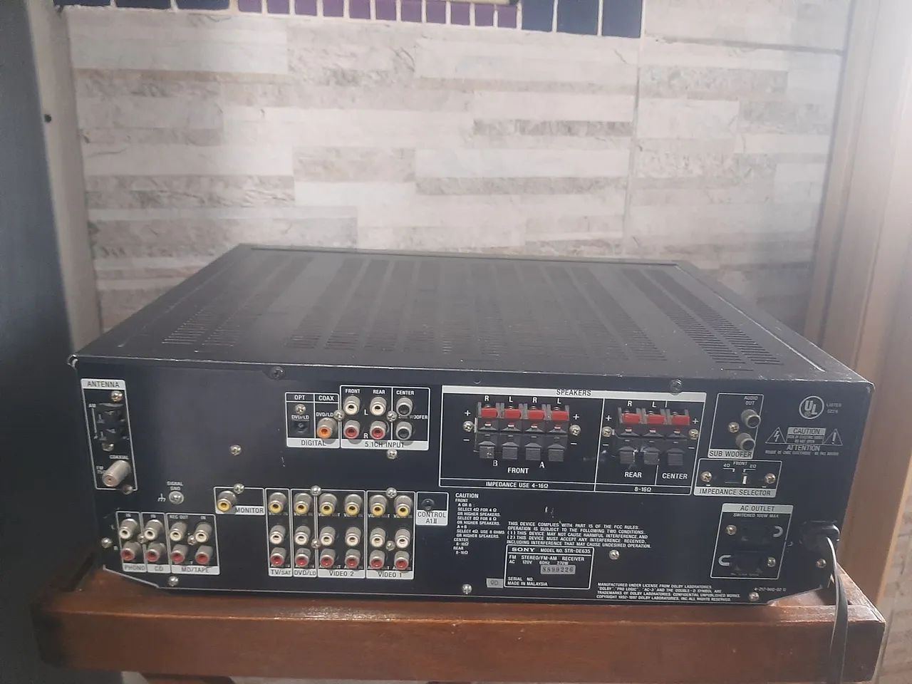 Receiver da sony Str De 835 - Foto 5