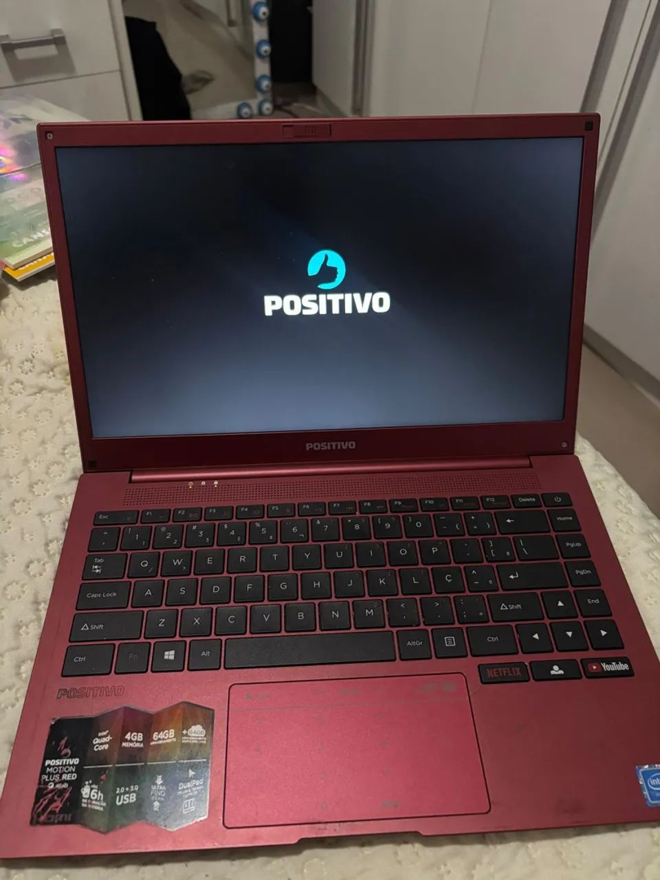 Notebook positivo Motion red Q464B intel usado 