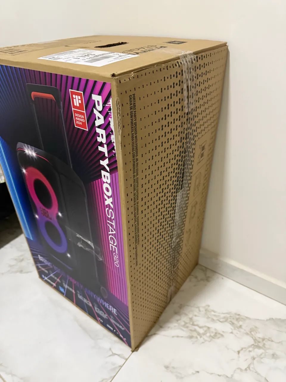 Caixa de som Partybox stage 320 modelo novo zera  - Foto 3