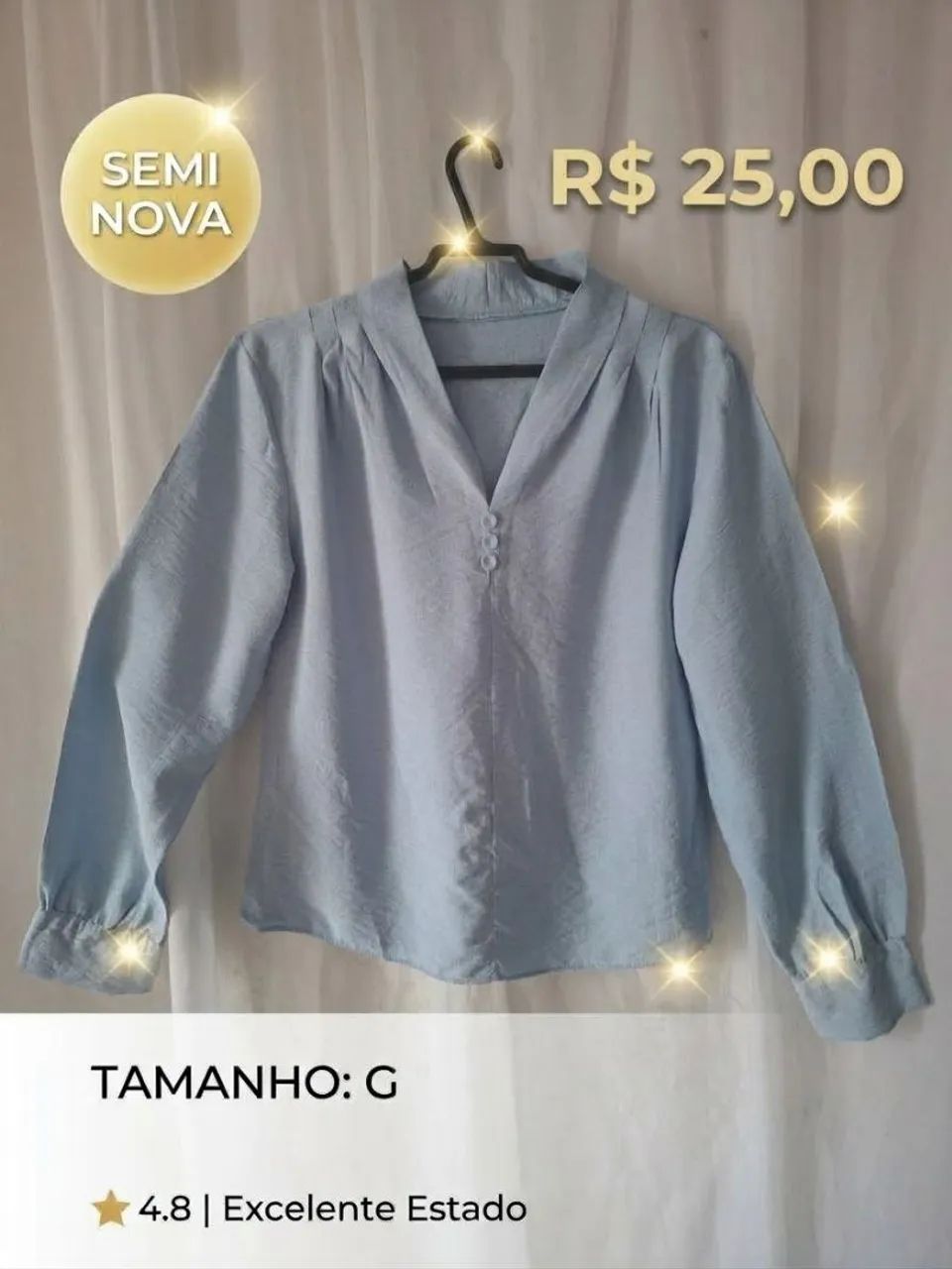 Camisas  femininas  - Foto 2