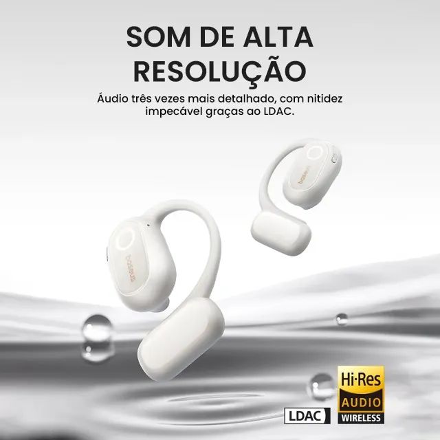 Fone Baseus Bowie Eli 15i Fit | Hi-Res/LDAC | Open-Ear | Driver Titânio -Entrega Grátis- - Foto 2