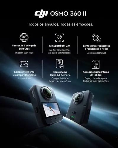 CÂMERA DJI OSMO 360 II standart - Foto 3