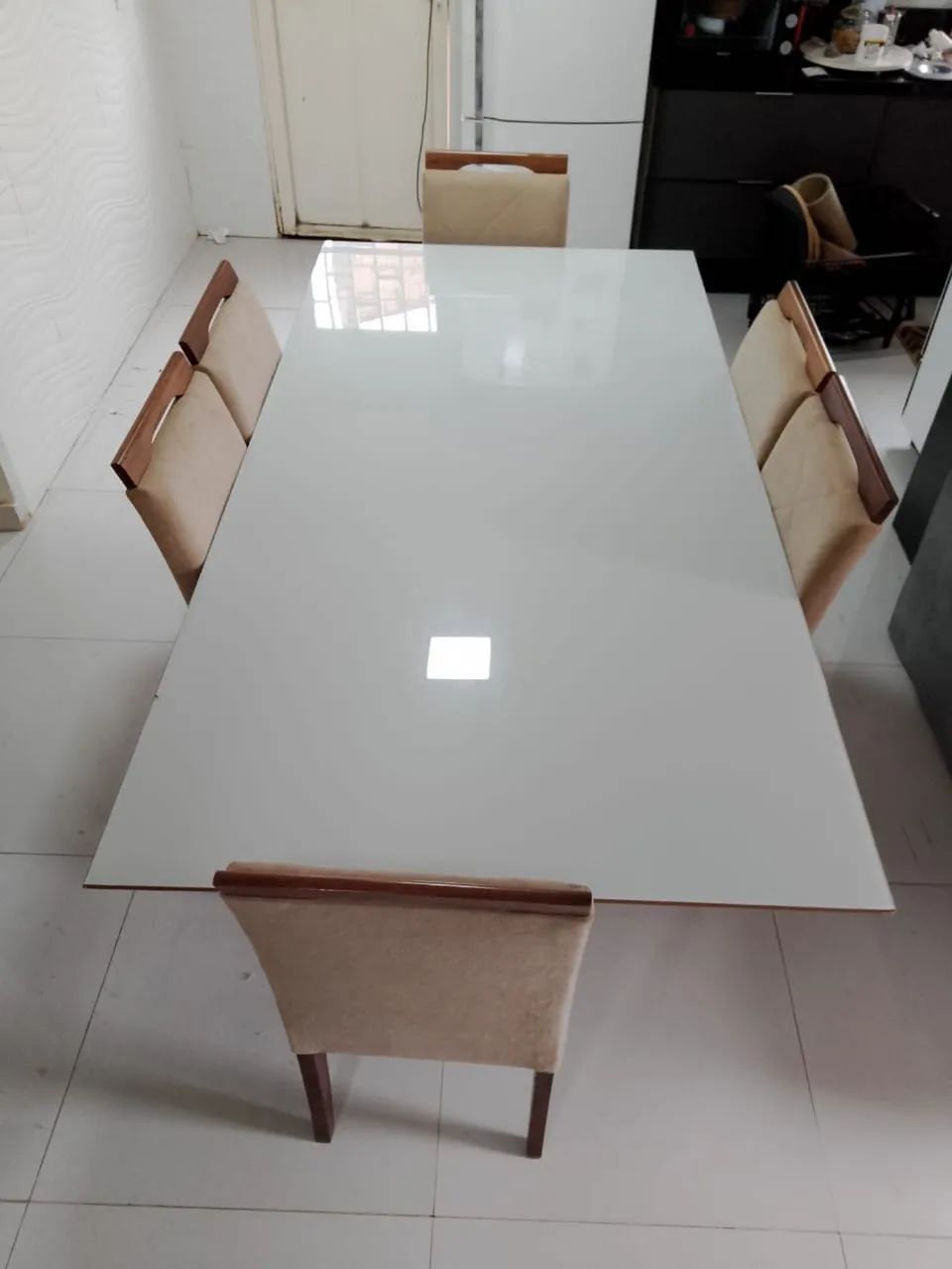 Mesa madeira 8 lugares - Foto 3