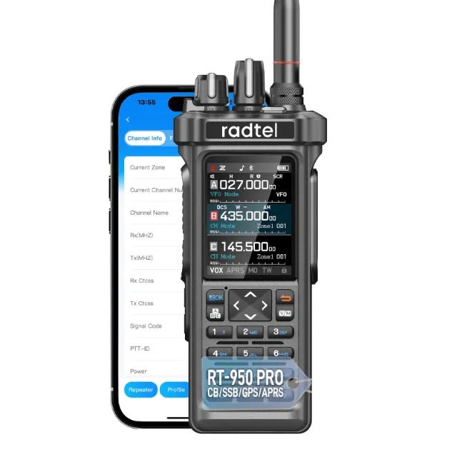 Rádio Radtel Rt-950 Pro + Cabo De Programação - No Brasil - Foto 2