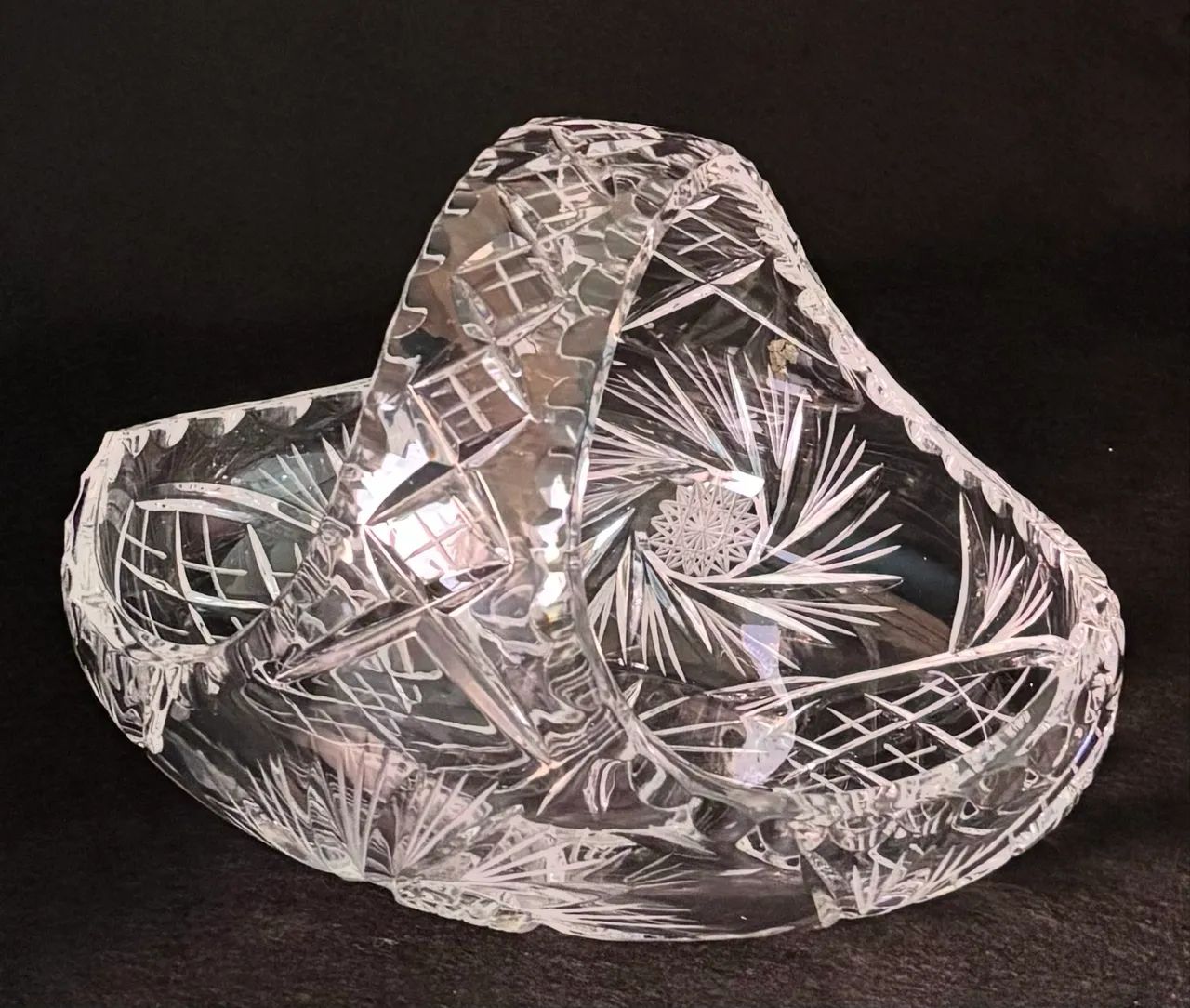 Centro de mesa de cristal 