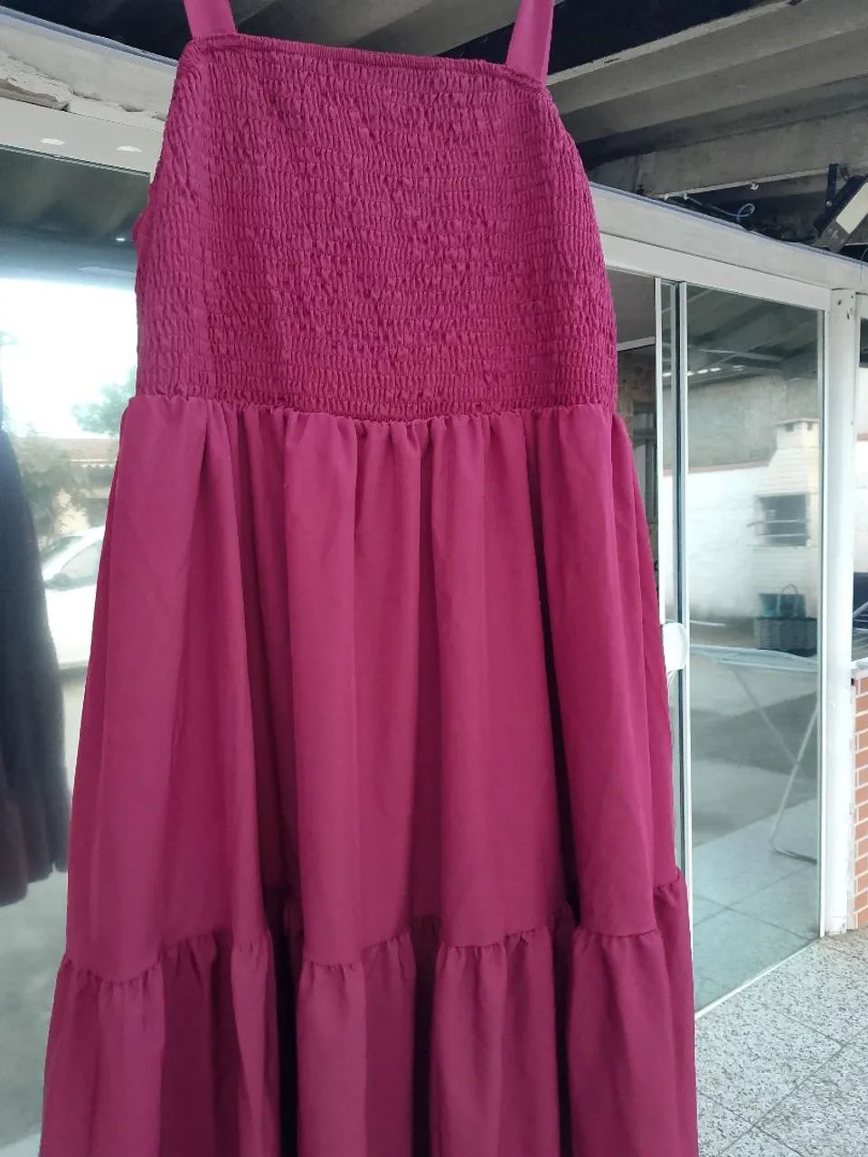 Vestido Longo Marsala Plus Size  - Foto 2