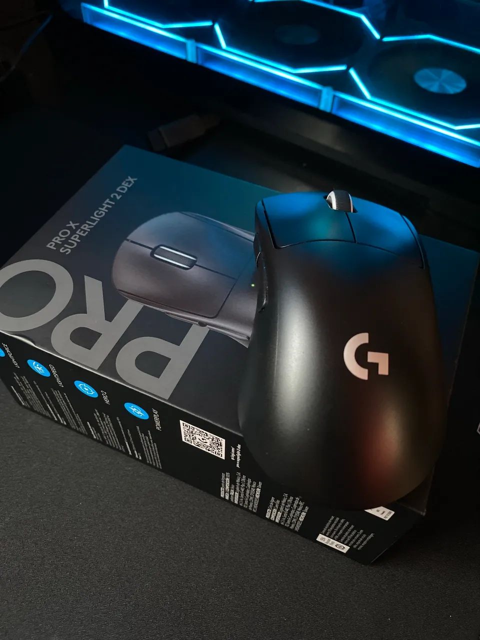 Logitech G Pro X Superlight 2 DEX preto - Foto 2