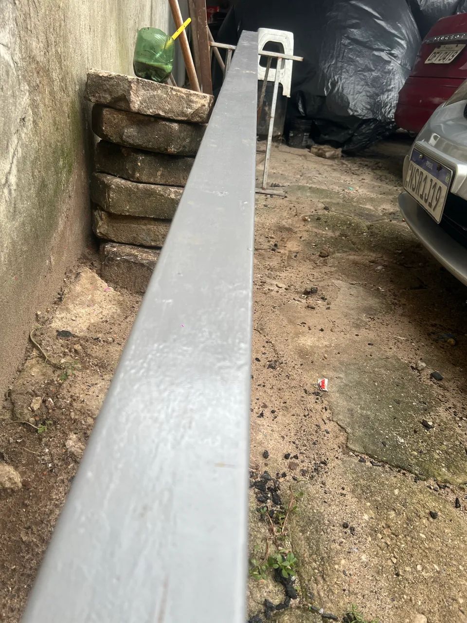 Perfil de ferro U 4 polegadas - pintando  - Foto 3