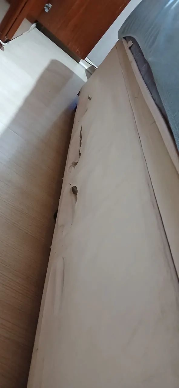Cama Box King Size Com Baú Gigante Com Colchão - Foto 5