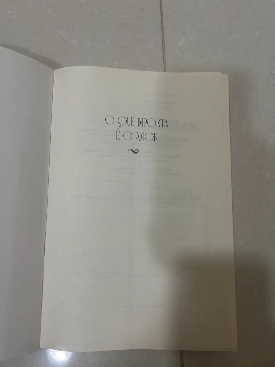 Leitura - O que Importa é o amor  - Foto 3
