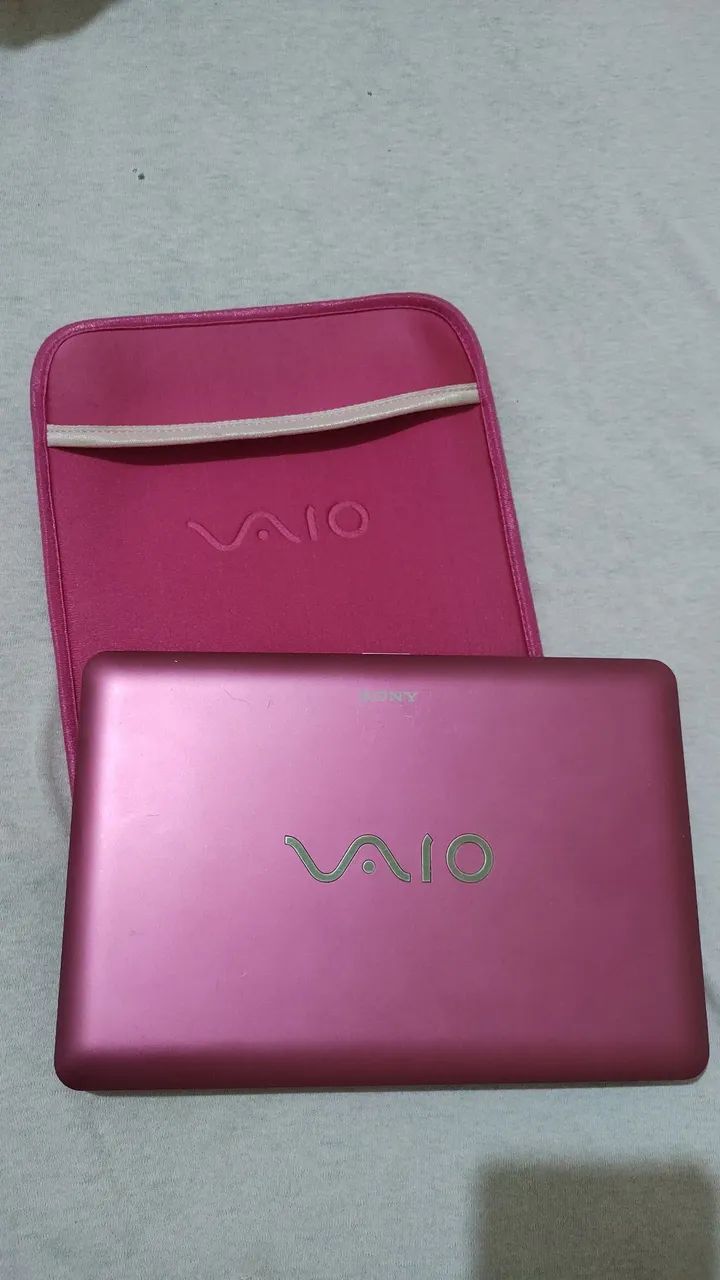Notebook Sony Vaio Rosa com capinha - Foto 5