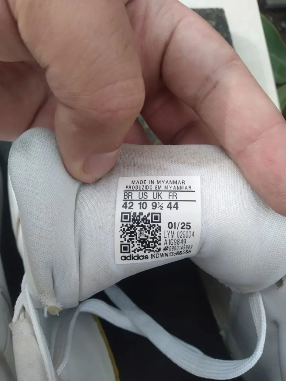 Tênis Adidas Branco Couro/Camurça  - Foto 3
