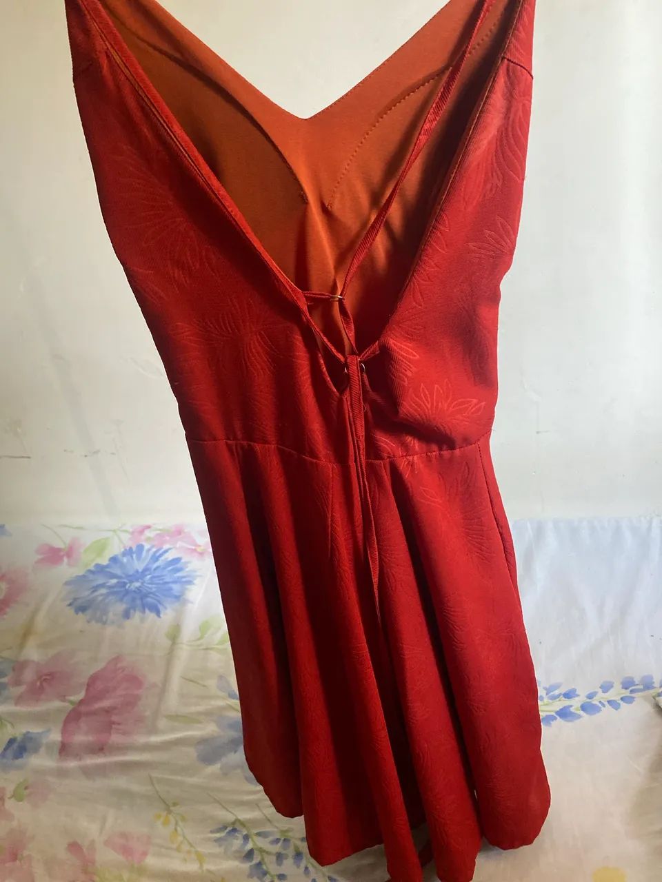 Vestido vermelho queimado - Foto 2