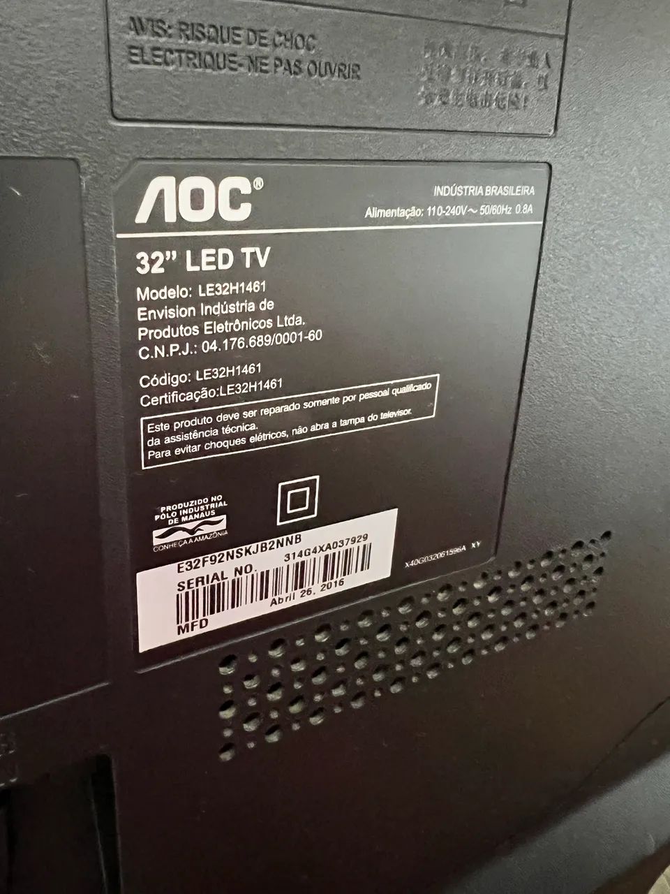 TV AOC 32 não é SMART - Foto 3