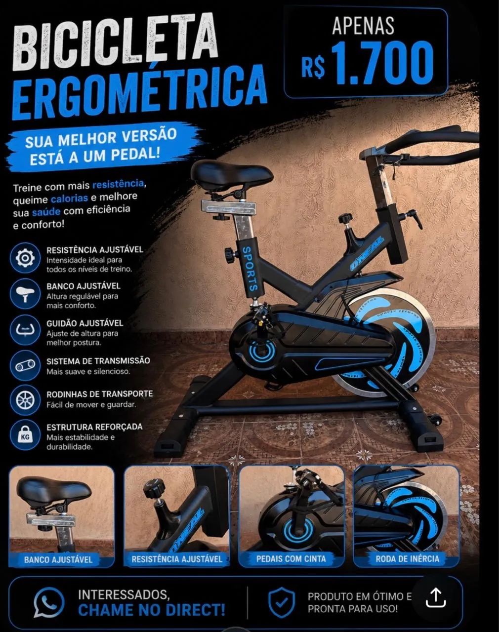 Vendo Bike ergométrica 