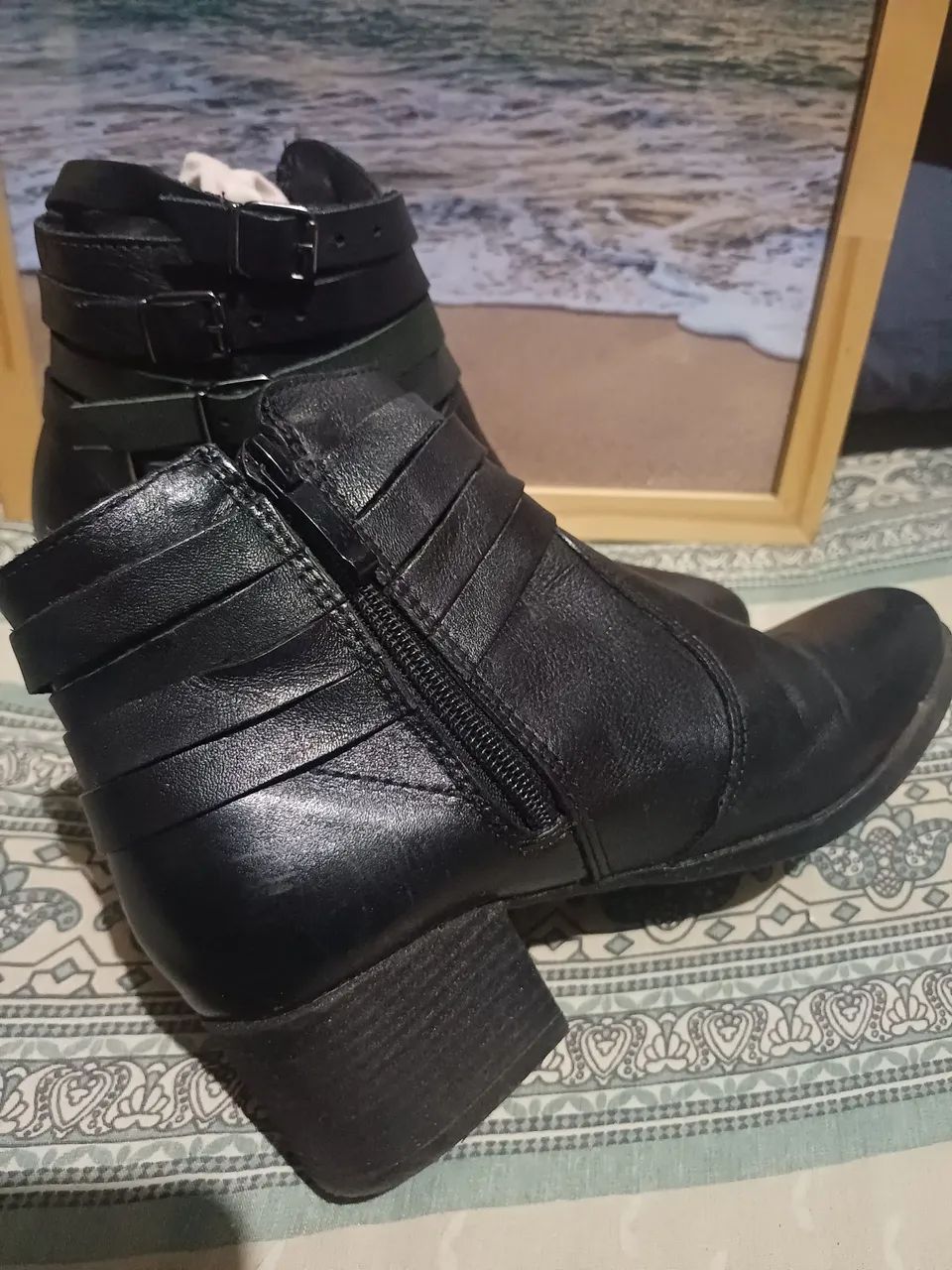 Bota de cano curto (stiletto) - Foto 4