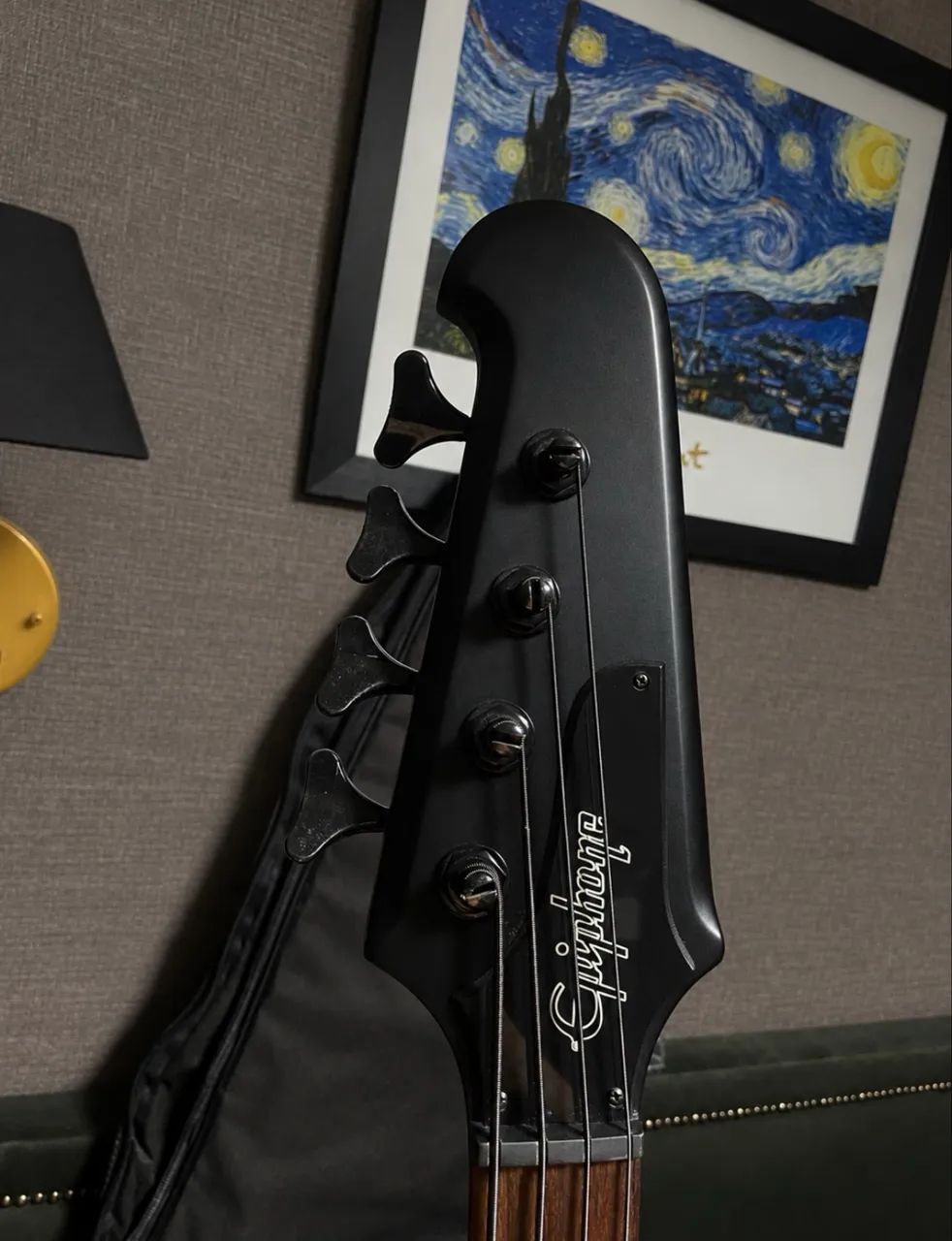 Contrabaixo Epiphone Thunderbird Ghotic  - Foto 5