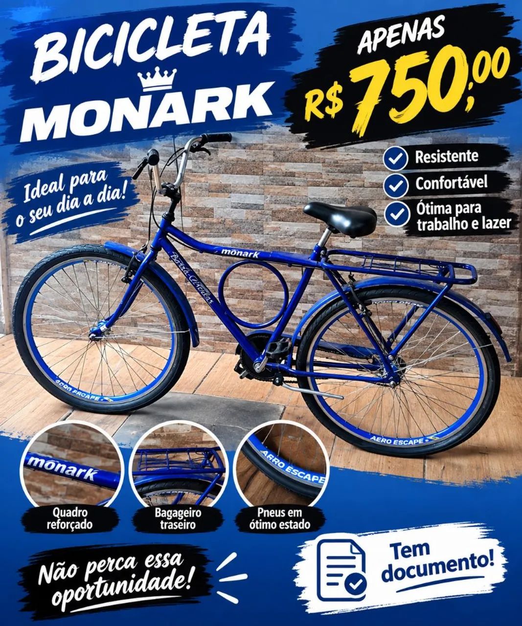 Bicicleta Monark 