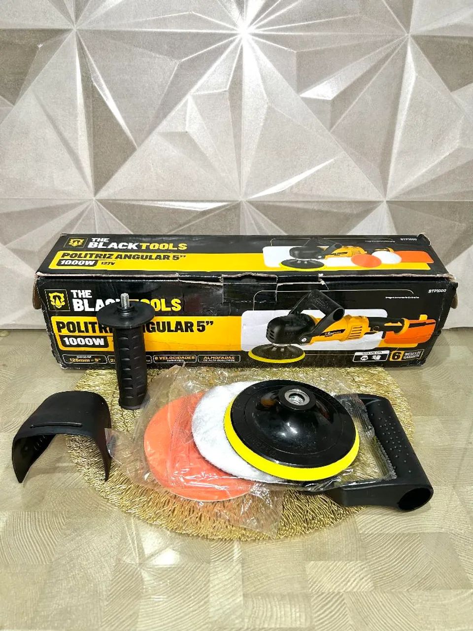 Politriz Angular The Black Tools 1000W - Foto 2