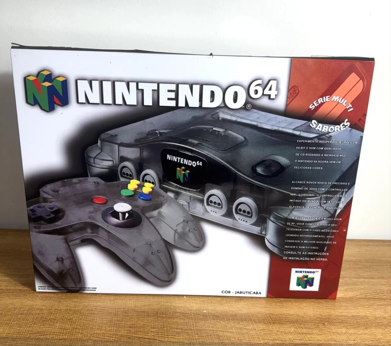 Nintendo 64 jabuticaba + caixa MDF  - Foto 2