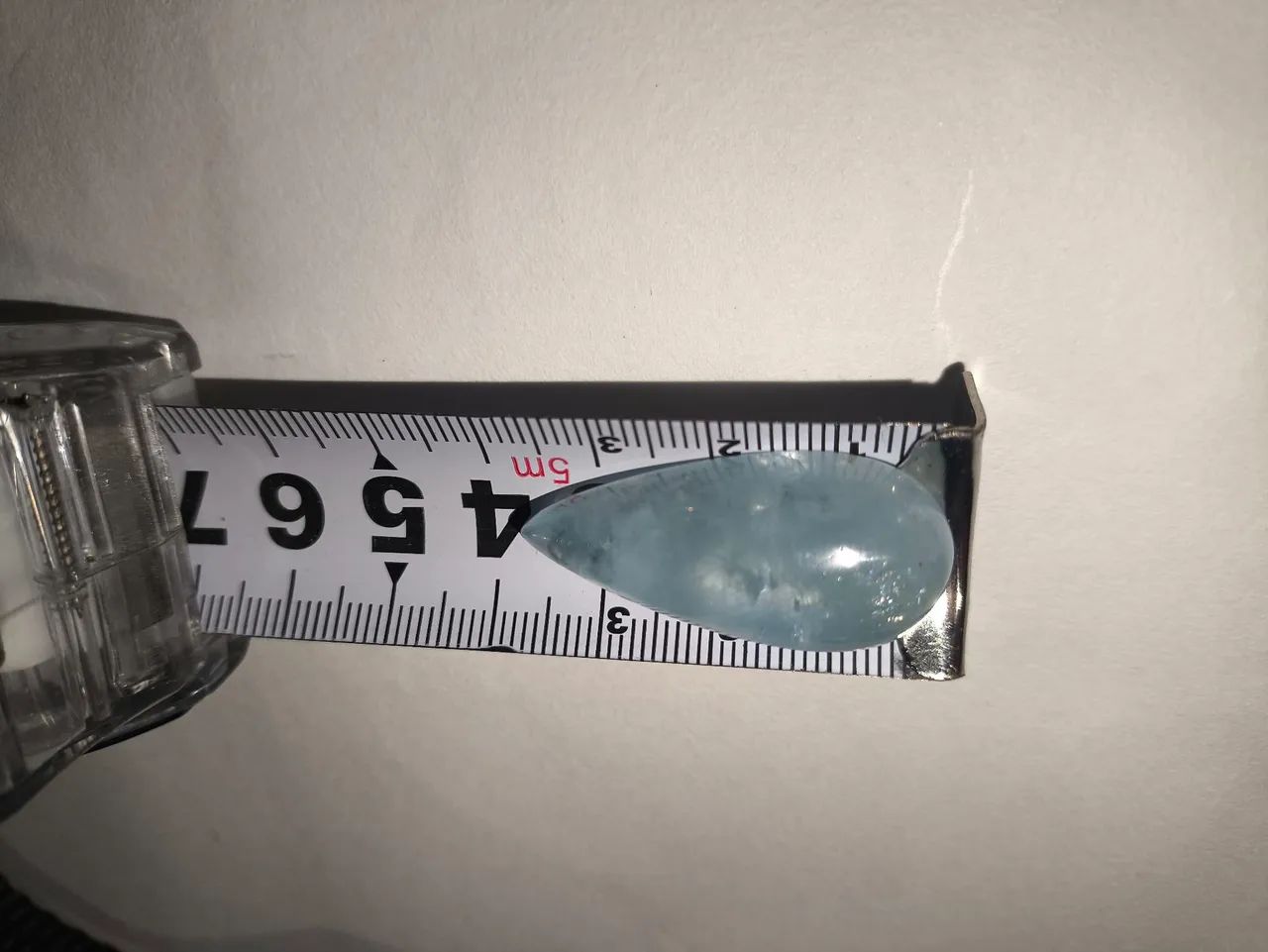 Água marinha cabochão 37ct - Foto 5