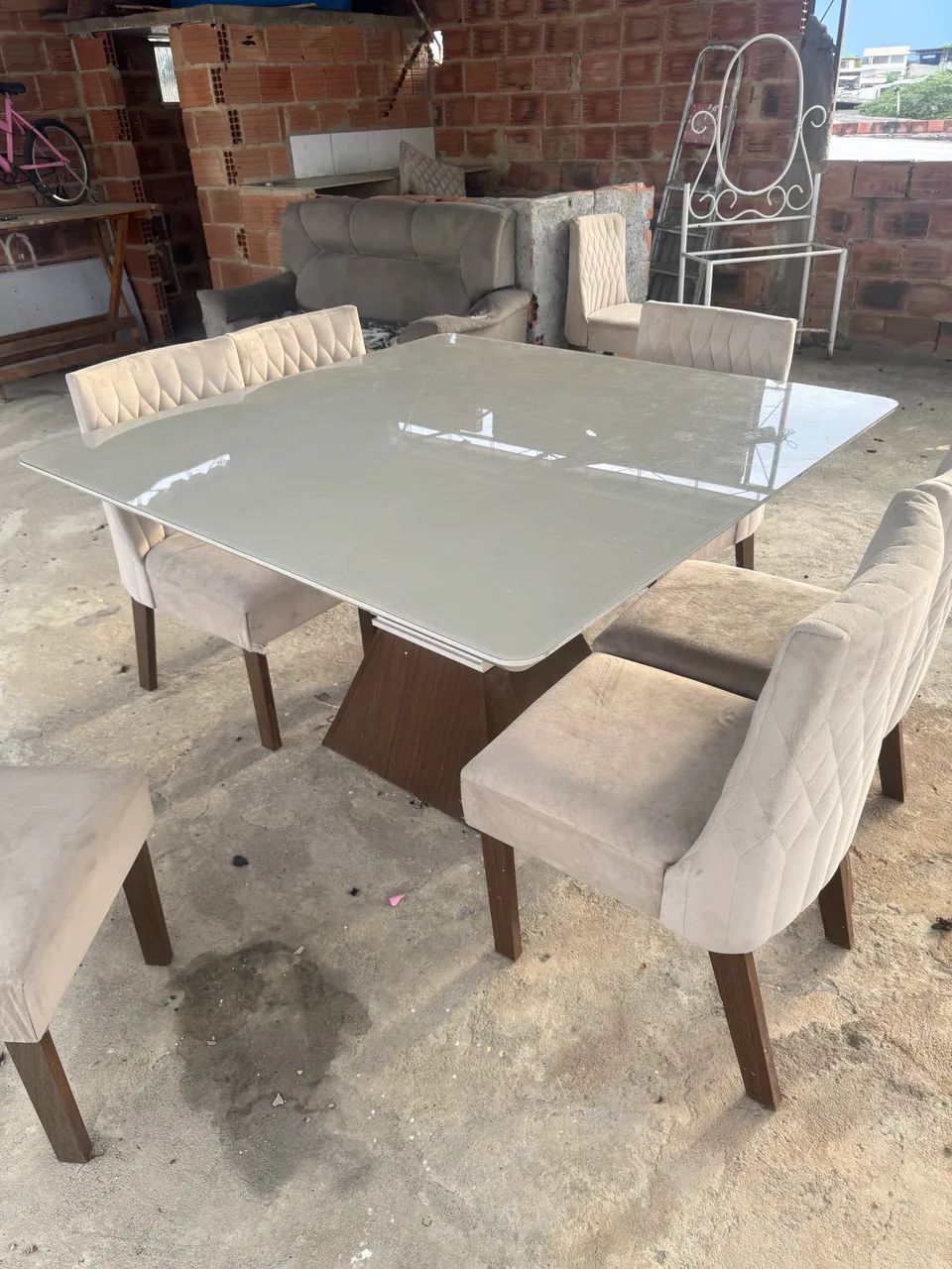Mesa 6 Lugares 1,35 m x 1,35 m
