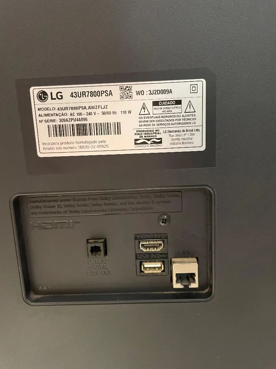 Smart TV LG 43'' UHD 4K com HDR10 Pro - Foto 4