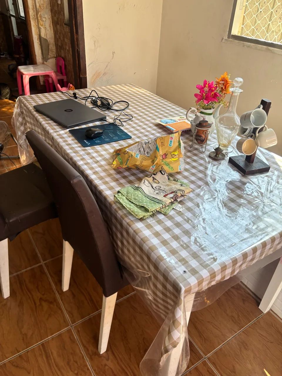 MESA MADEIRA MACIÇA 4 LUGARES - Foto 4