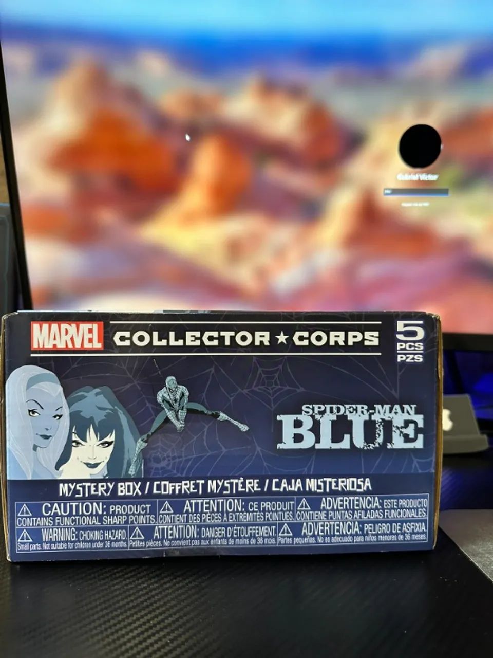 Funko Marvel Collector Corps Subscription Box: Spider-Man Blue - S - Foto 2