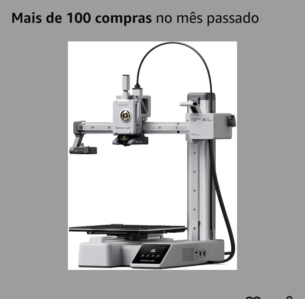 Vendo impresora 3D bambu lábi mini 