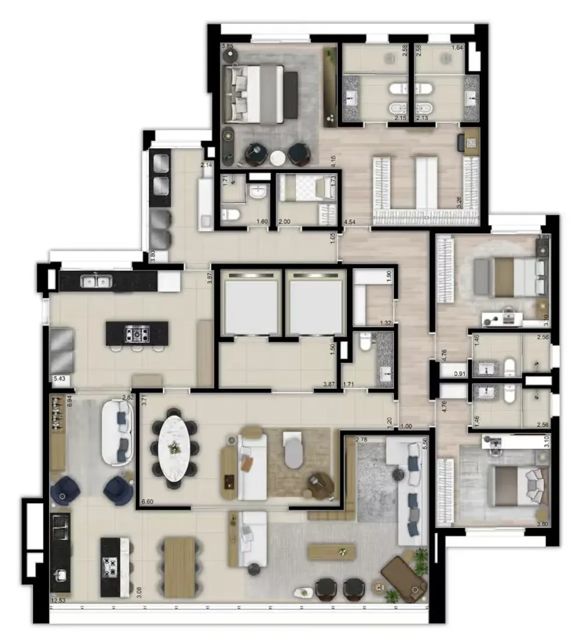 PLANTA 277m²