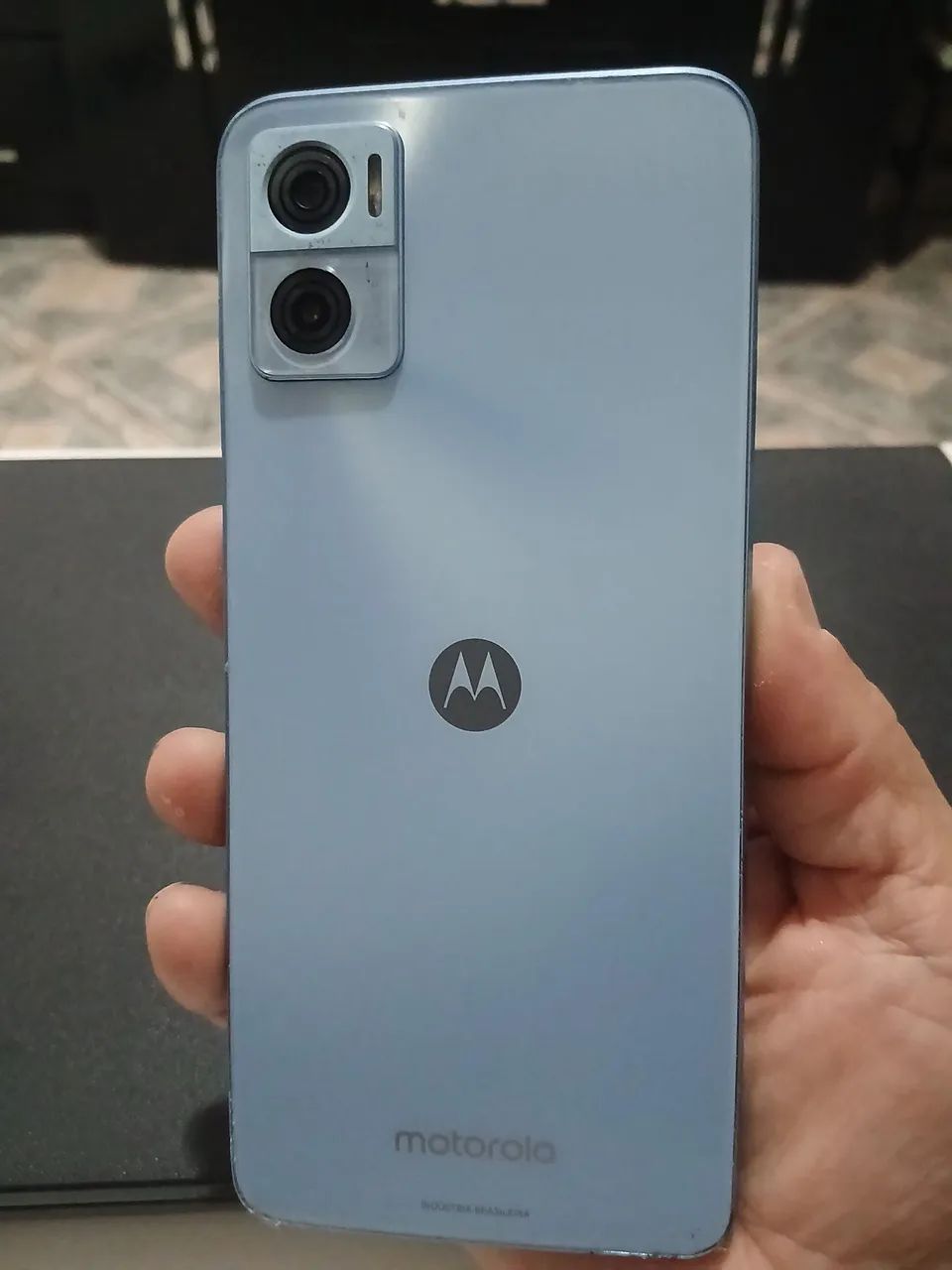 CELULAR MOTO E 22 AZUL*COM DEFEITO* - Foto 2