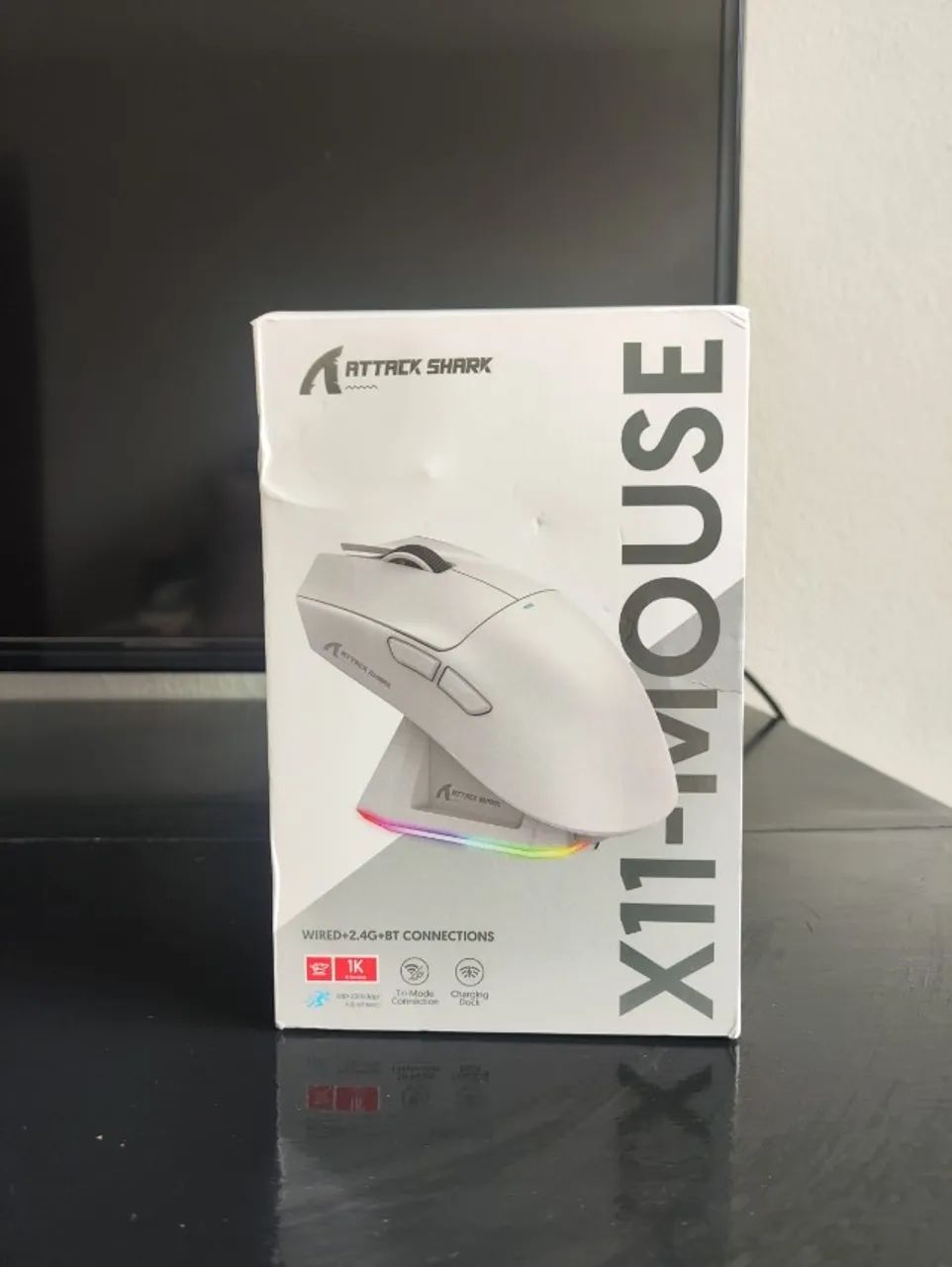 Mouse Gamer Sem Fio Attack Shark X11 - Foto 3