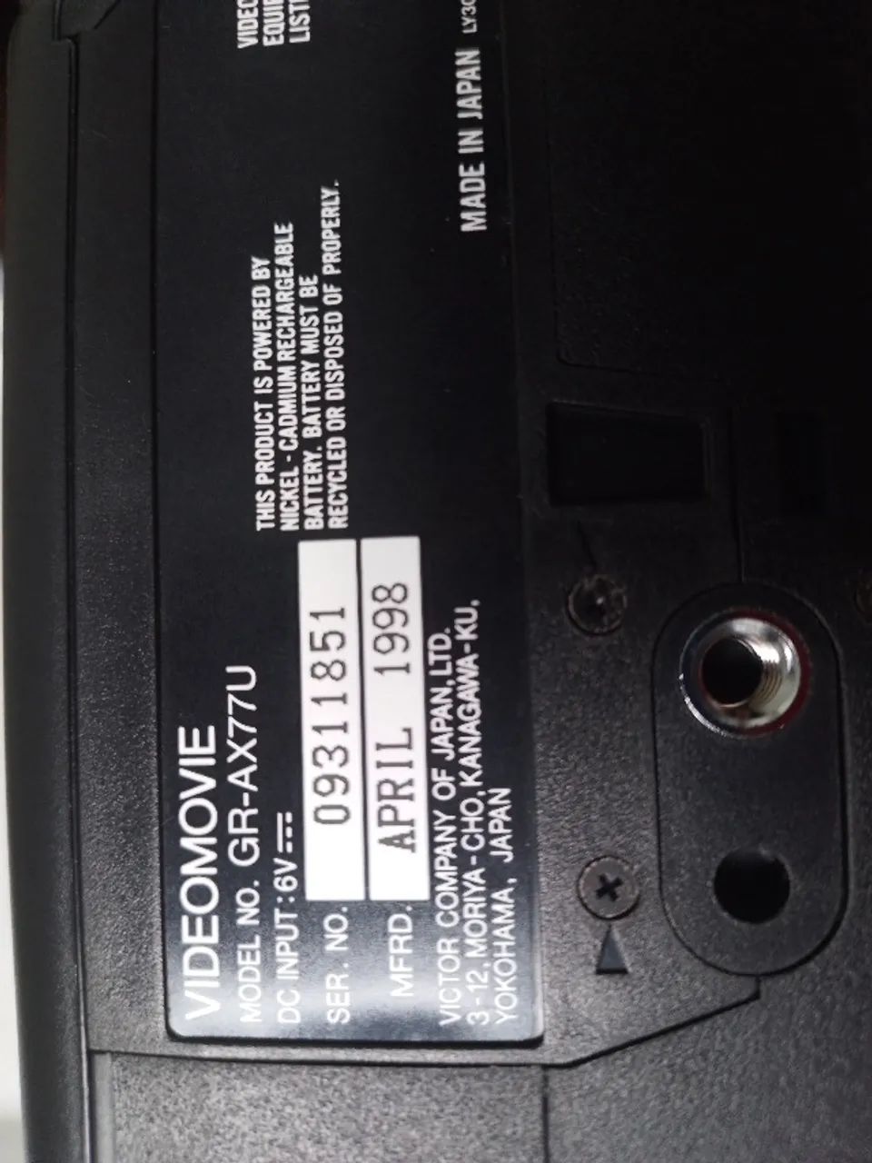 Filmadora JVC GR-AX 77 - CompactPro-Cision.5.Head. Funcionando. - Foto 6