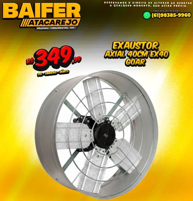 Exaustor Axial 40cm EX40 Goar