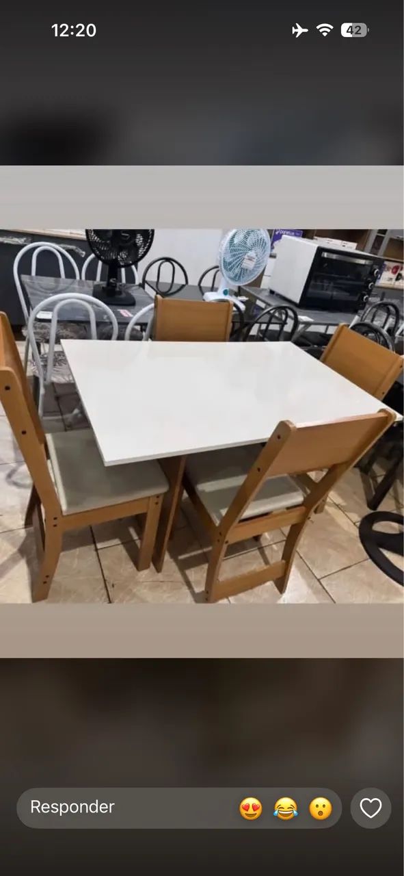 Vendo mesa 4 lugares 