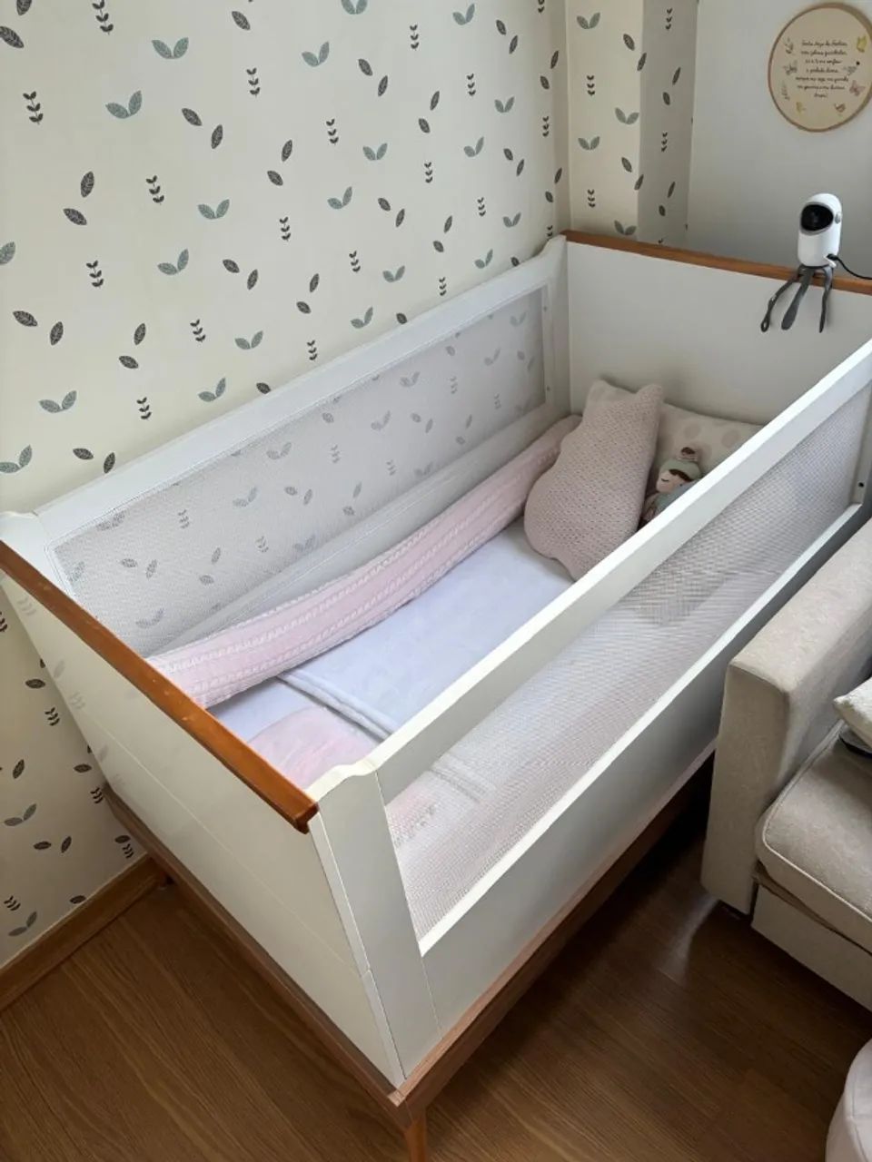 Berço Retrô Mini Cama 2 em 1 Canção de Ninar Divicar ? Anti-refluxo, vira mini cama - Foto 3