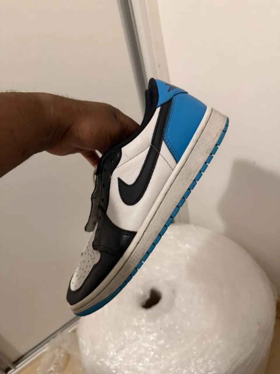 Tênis Air Jordan 1 Low OG Obsidian - Foto 3