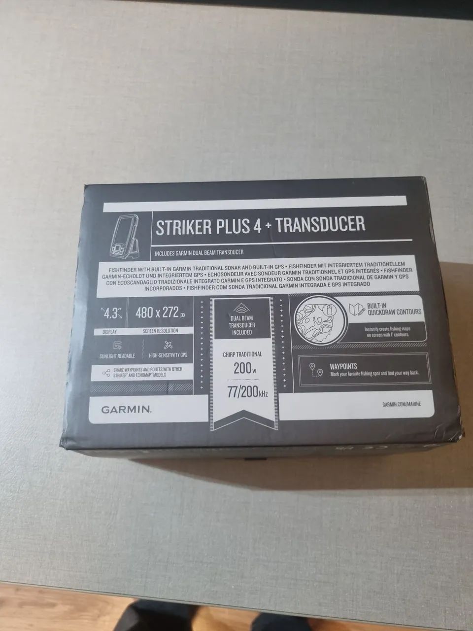 Gps Garmin striker plus 4 com transdutor  - Foto 2
