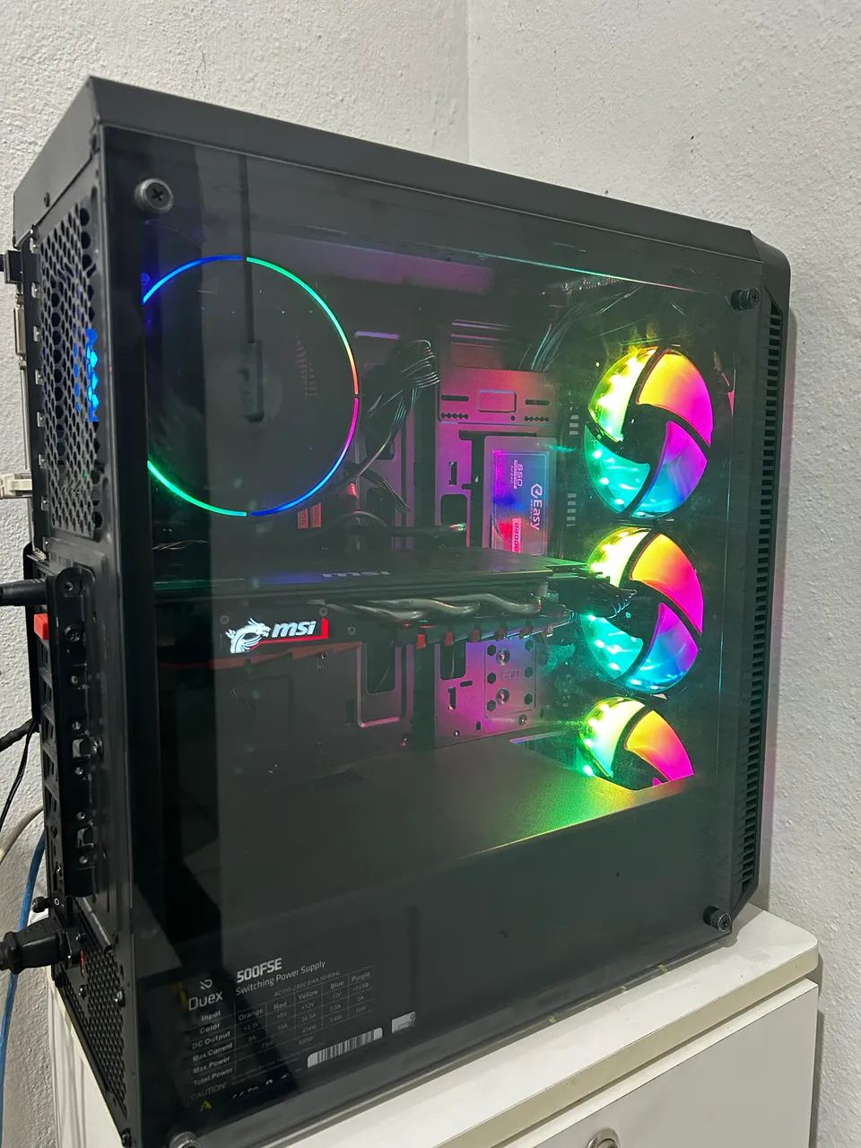 ゲーミングPC RYZEN 7 1700X/16GB/SSD/GTX 1060 PC Gamer Ryzen 7 1700 - 16GB + GTX1060 6gb - Computadores e