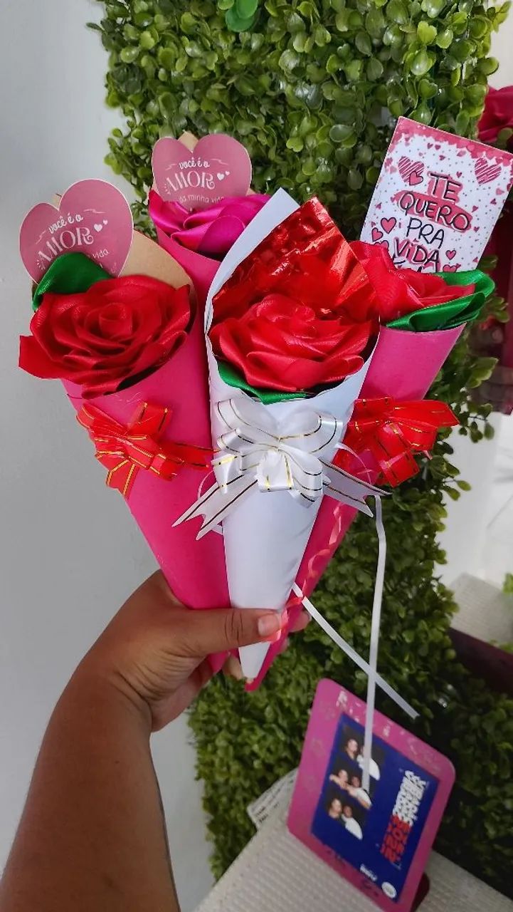 Flores de Cetim - Foto 2