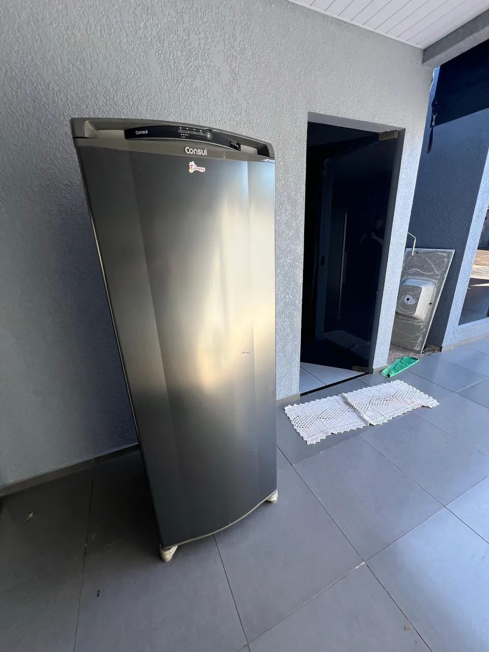Geladeira inox 