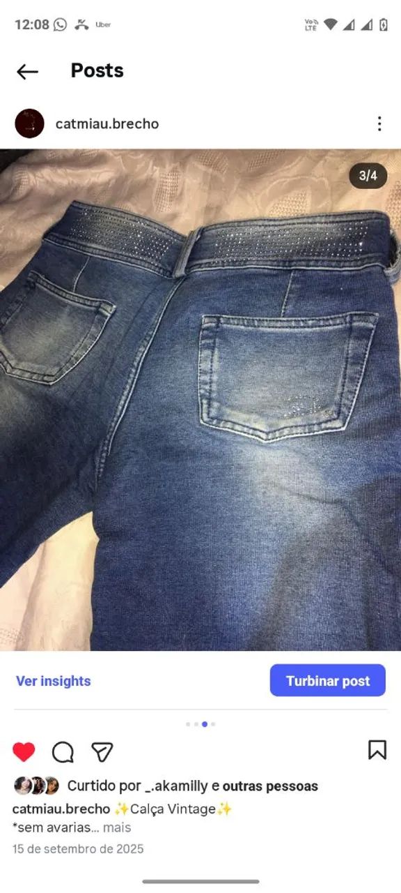 Calça Jeans Vintage - Foto 3