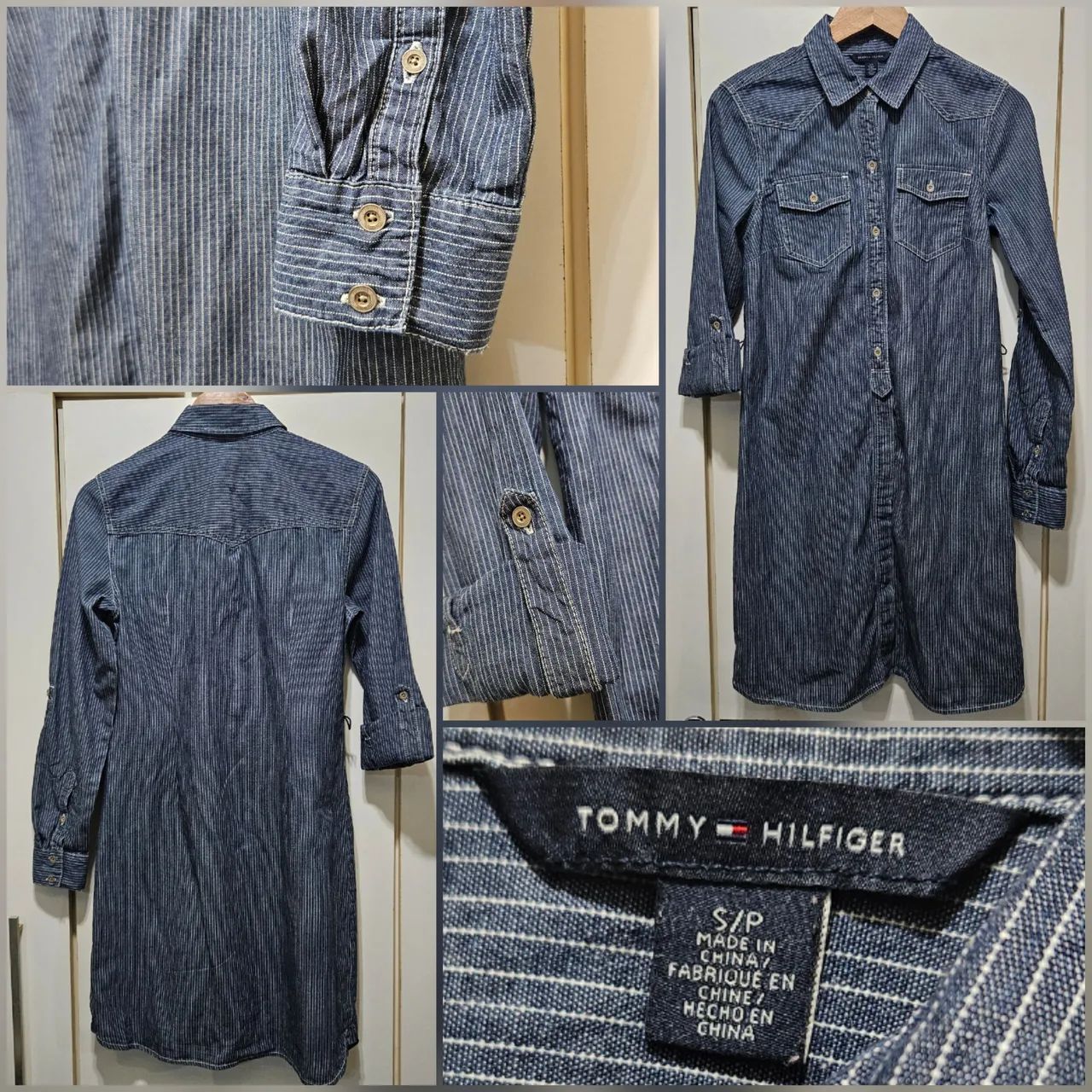 Vestido Chemise P Tommy Hilfiger 