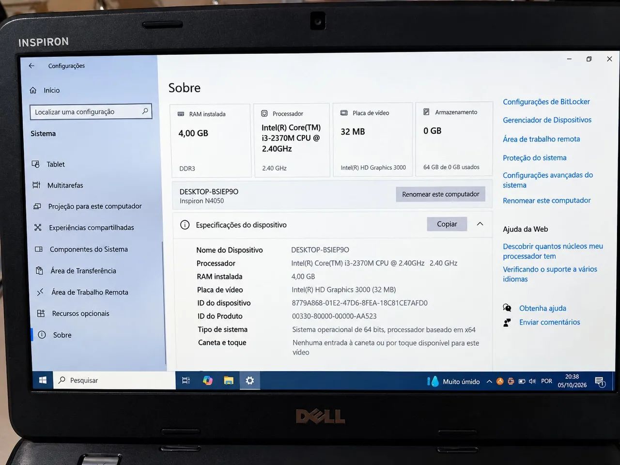 Notebook Dell Inspiron N4050 - Foto 3