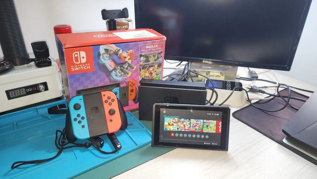 Nintendo switch v2 256GB Desbloqueado - Foto 3