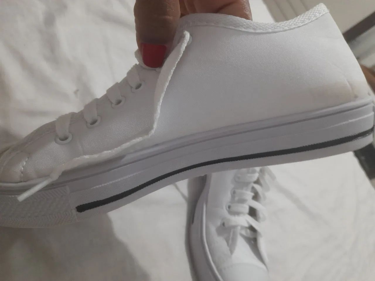 Tênis branco feminino  - Foto 3